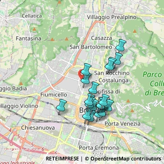 Mappa Via Monte Cimone, 25128 Brescia BS, Italia (1.6935)
