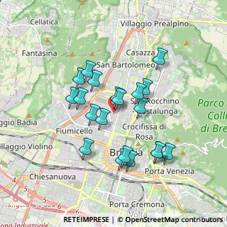 Mappa Via Monte Cimone, 25128 Brescia BS, Italia (1.559)
