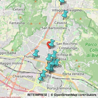 Mappa Via Monte Cimone, 25128 Brescia BS, Italia (2.17786)