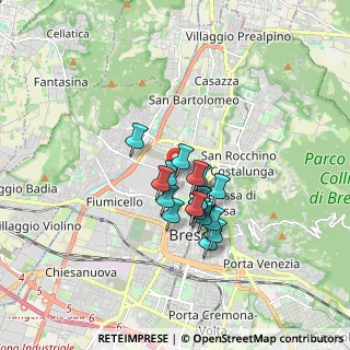 Mappa Via Monte Cimone, 25128 Brescia BS, Italia (1.19765)