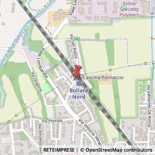 Mappa Via Vittorio Veneto, 57, 20021 Bollate, Milano (Lombardia)