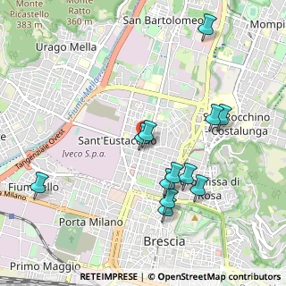 Mappa Via Montello, 25128 Brescia BS, Italia (1.0125)