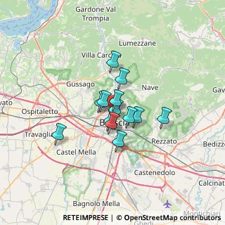 Mappa Via Montello, 25128 Brescia BS, Italia (4.04462)