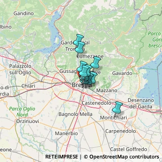 Mappa Via Montello, 25128 Brescia BS, Italia (5.76667)