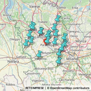 Mappa Via Don Balzarini, 20015 Parabiago MI, Italia (11.2265)