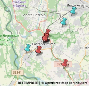 Mappa Vicolo dell Anunciata, 20022 Castano Primo MI, Italia (2.21167)