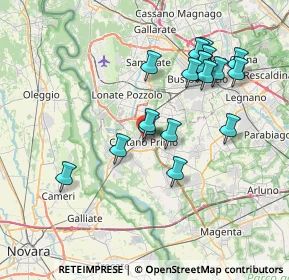 Mappa Vicolo dell Anunciata, 20022 Castano Primo MI, Italia (7.18167)
