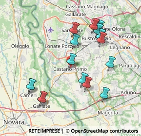 Mappa Vicolo dell Anunciata, 20022 Castano Primo MI, Italia (7.96294)