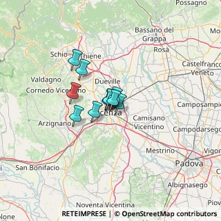 Mappa Via Antonio Dè Pieri, 36100 Vicenza VI, Italia (6.42636)