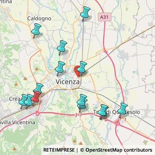 Mappa Via Antonio Dè Pieri, 36100 Vicenza VI, Italia (4.83714)