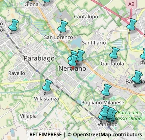 Mappa Piazza Vittorio Emanuele II, 20014 Nerviano MI, Italia (2.8045)