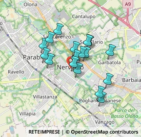 Mappa Piazza Vittorio Emanuele II, 20014 Nerviano MI, Italia (1.35647)