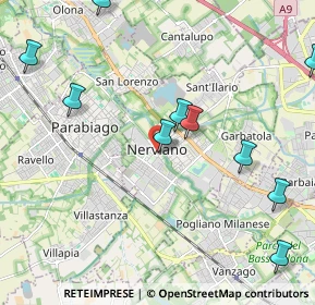 Mappa Piazza Vittorio Emanuele II, 20014 Nerviano MI, Italia (2.78583)