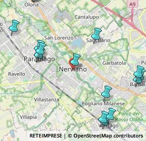 Mappa Piazza Vittorio Emanuele II, 20014 Nerviano MI, Italia (2.88412)