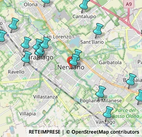 Mappa Piazza Vittorio Emanuele II, 20014 Nerviano MI, Italia (2.54)