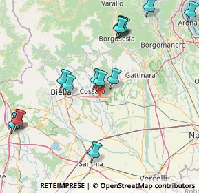 Mappa Via per Castelletto Cervo, 13836 Cossato BI, Italia (18.598)