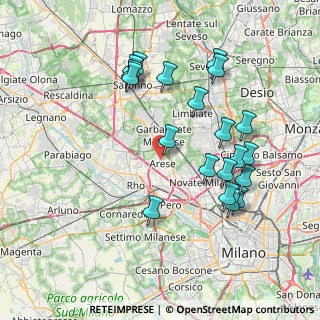 Mappa Piazza Cinque Giornate, 20020 Arese MI, Italia (7.8145)