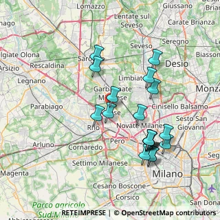 Mappa Piazza Cinque Giornate, 20020 Arese MI, Italia (7.38895)