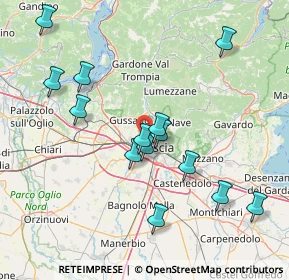 Mappa Via Beniamino Simoni, 25127 Brescia BS, Italia (15.28857)