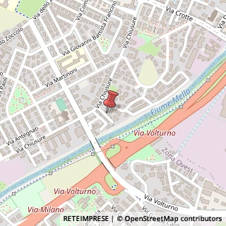 Mappa Via Fratelli Dossi, 7, 25127 Brescia, Brescia (Lombardia)