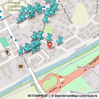 Mappa Via Fratelli Dossi, 25127 Brescia BS, Italia (0.15)