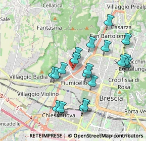 Mappa Via Beniamino Simoni, 25127 Brescia BS, Italia (1.815)