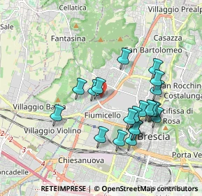 Mappa Via Beniamino Simoni, 25127 Brescia BS, Italia (1.746)