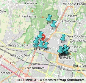 Mappa Via Beniamino Simoni, 25127 Brescia BS, Italia (1.66778)