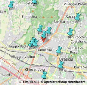 Mappa Via Beniamino Simoni, 25127 Brescia BS, Italia (2.18786)