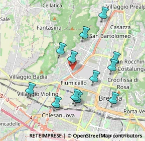 Mappa Via Beniamino Simoni, 25127 Brescia BS, Italia (1.925)