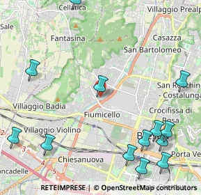 Mappa Via Beniamino Simoni, 25127 Brescia BS, Italia (3.05786)
