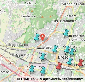 Mappa Via Beniamino Simoni, 25127 Brescia BS, Italia (2.60909)