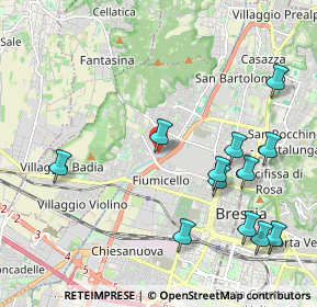 Mappa Via Beniamino Simoni, 25127 Brescia BS, Italia (2.3675)