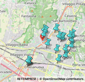 Mappa Via Beniamino Simoni, 25127 Brescia BS, Italia (1.905)