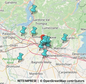 Mappa Via Crotte, 25128 Brescia BS, Italia (10.54182)