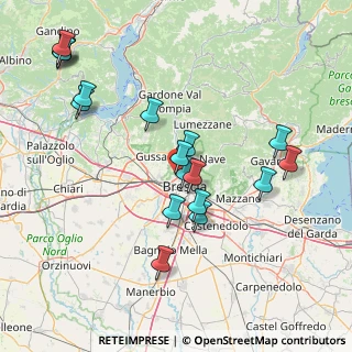 Mappa Via Crotte, 25128 Brescia BS, Italia (16.61611)