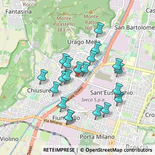Mappa Via Crotte, 25128 Brescia BS, Italia (0.867)