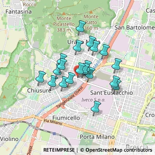 Mappa Via Crotte, 25128 Brescia BS, Italia (0.6825)
