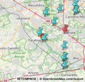 Mappa Via Bergamina, 20014 Nerviano MI, Italia (4.97214)