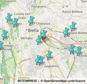 Mappa Piazza S. Paolo, 13900 Biella BI, Italia (2.506)