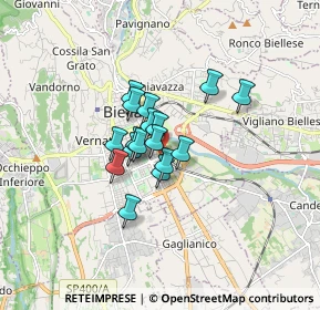 Mappa Piazza S. Paolo, 13900 Biella BI, Italia (0.98765)