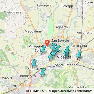 Mappa Presso ESSO, 36100 Vicenza VI, Italia (1.73091)