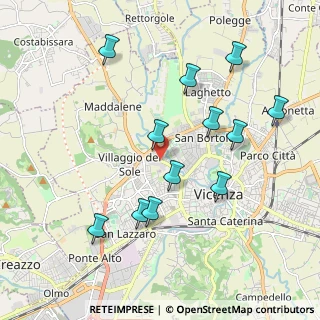 Mappa Presso ESSO, 36100 Vicenza VI, Italia (2.00417)