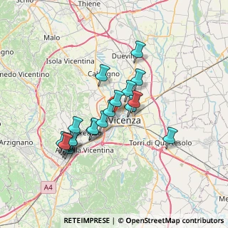 Mappa Presso ESSO, 36100 Vicenza VI, Italia (6.291)