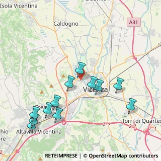 Mappa Presso ESSO, 36100 Vicenza VI, Italia (4.4525)