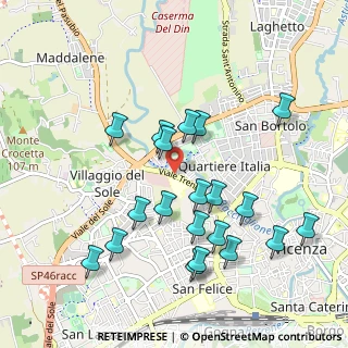 Mappa Presso ESSO, 36100 Vicenza VI, Italia (0.994)