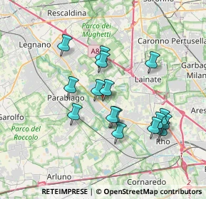 Mappa Via Gian Battista Pergolesi, 20014 Nerviano MI, Italia (3.24875)