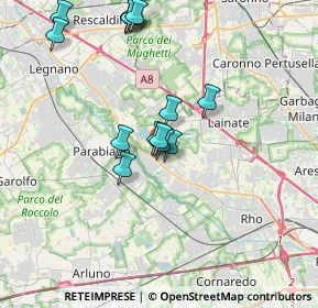 Mappa Via Gian Battista Pergolesi, 20014 Nerviano MI, Italia (3.49571)