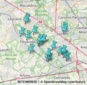 Mappa Via Gian Battista Pergolesi, 20014 Nerviano MI, Italia (3.101)