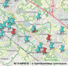 Mappa Via Gian Battista Pergolesi, 20014 Nerviano MI, Italia (2.874)